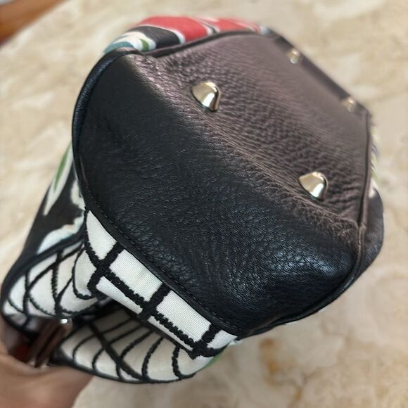 Rare Karen Wilson Limited Edition “Red Rose” Satchel Retro Style Bag - Picture 10 of 13